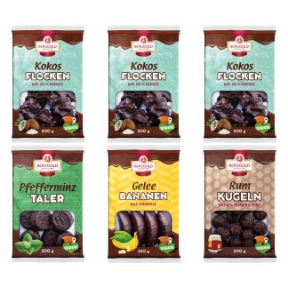 Alternativa vegana al cioccolato Berggold Mix