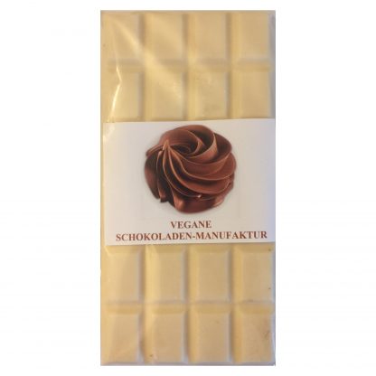 Alternativa vegana al cioccolato bianco con mandorle