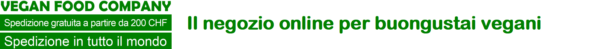 VEGAN FOOD COMPANY Il negozio online per buongustai vegani